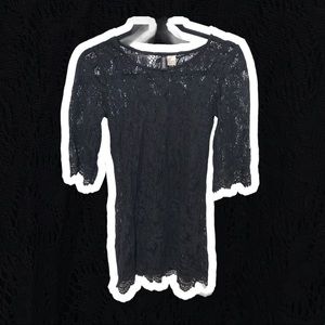 Lace Long Sleeve Dress